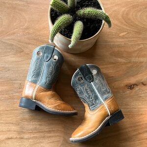 Kids' Two-Tone Cowboy Boots